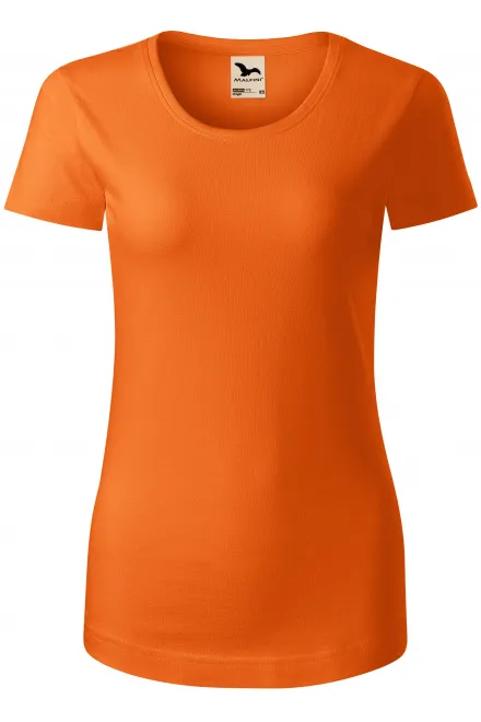 T-shirt femme en coton bio - orange, L
