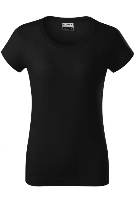 T-shirt femme résistant - noir, 3XL