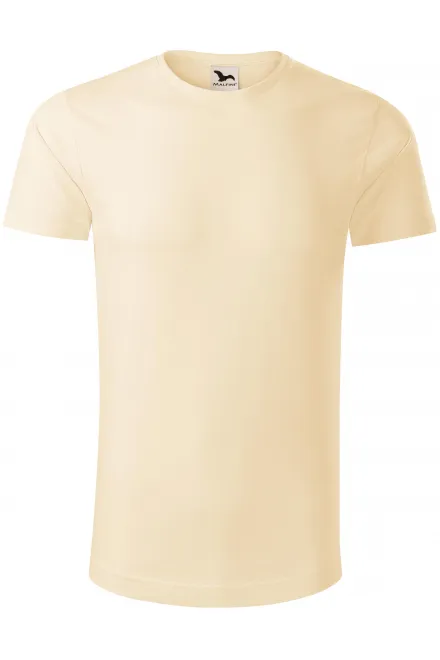 T-shirt homme en coton bio - amande, M