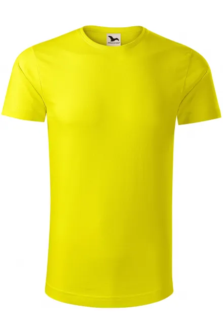 T-shirt homme en coton bio - jaune citron, M