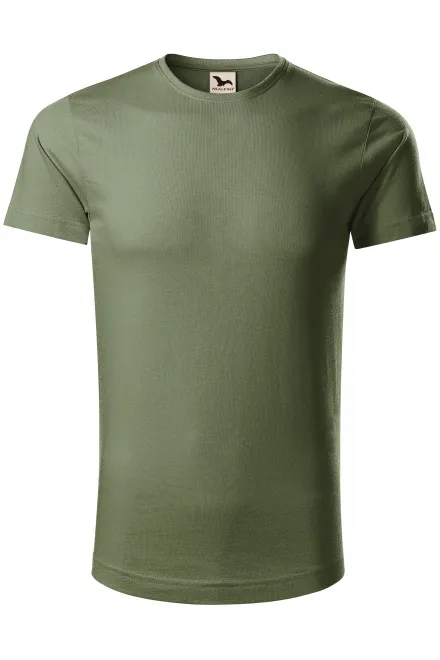 T-shirt homme en coton bio - khaki, M