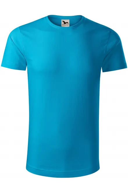 T-shirt homme en coton bio - turquoise, M