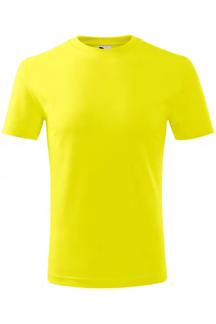 T-shirt léger pour enfants - jaune citron, 110 cm / 4 ans