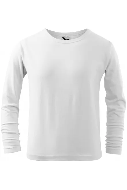 T-shirt manches longues pour enfants - blanche, 134 cm / 8 ans