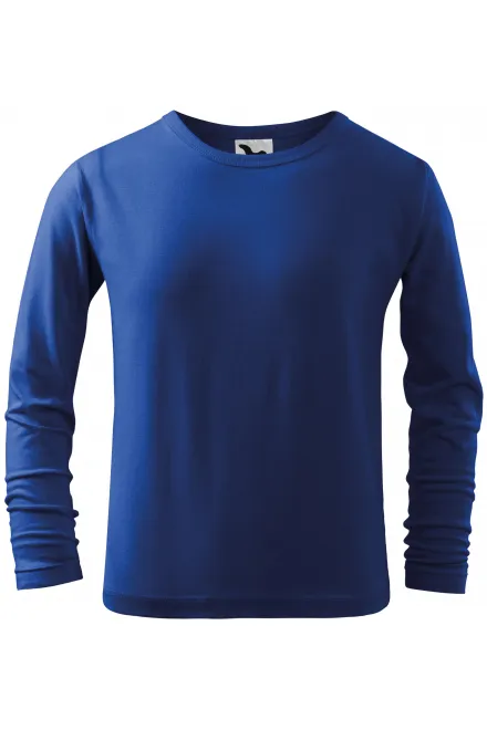 T-shirt manches longues pour enfants - bleu royal, 134 cm / 8 ans