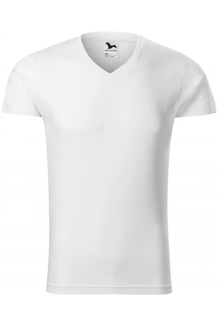 T-shirt moulant homme - blanche, L