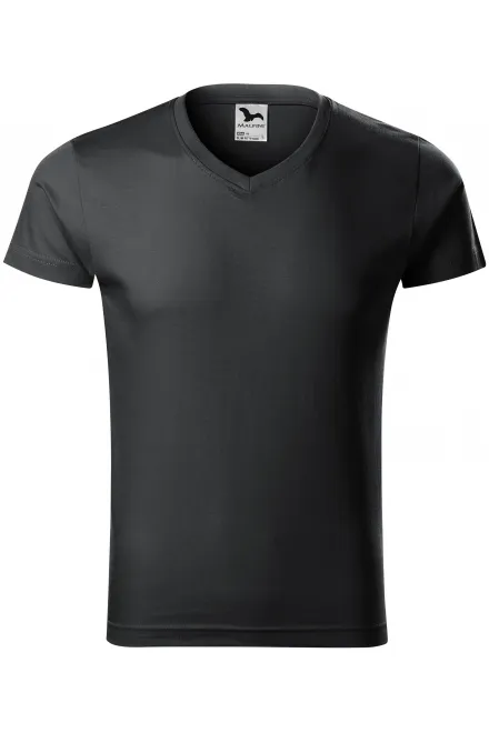 T-shirt moulant homme - gris ébène, L