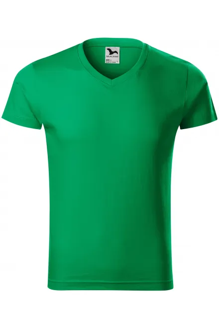 T-shirt moulant homme - herbe verte, L