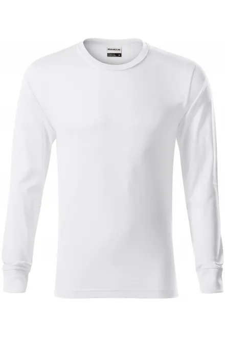 T-shirt résistant à manches longues pour hommes - blanche, XL