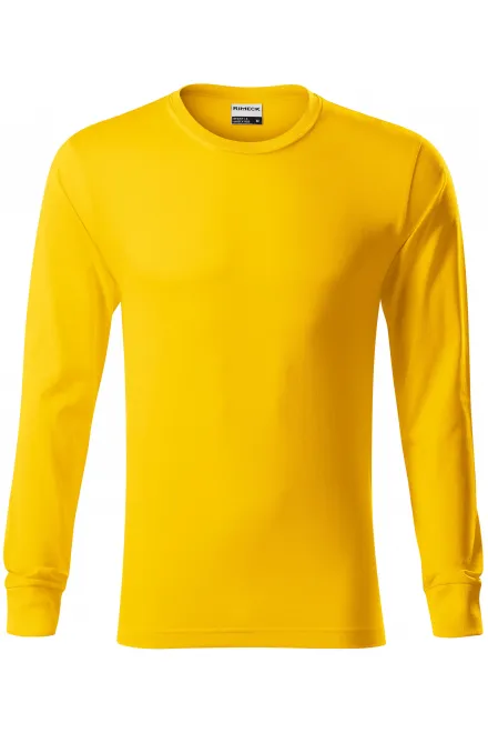 T-shirt résistant à manches longues pour hommes - jaune, XL