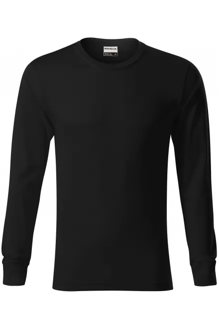 T-shirt résistant à manches longues pour hommes - noir, XL