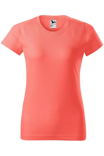 T-shirt simple femme - corail, XS
