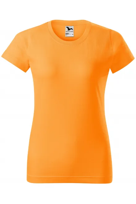 T-shirt simple femme - mandarine, XS