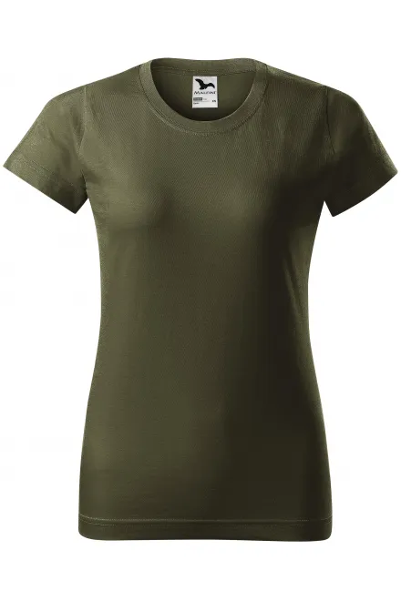 T-shirt simple femme - military, XS