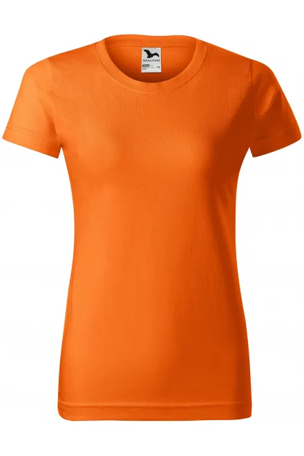 T-shirt simple femme - orange, XS