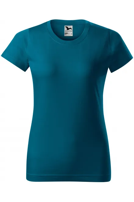 T-shirt simple femme - petrol blue, XS