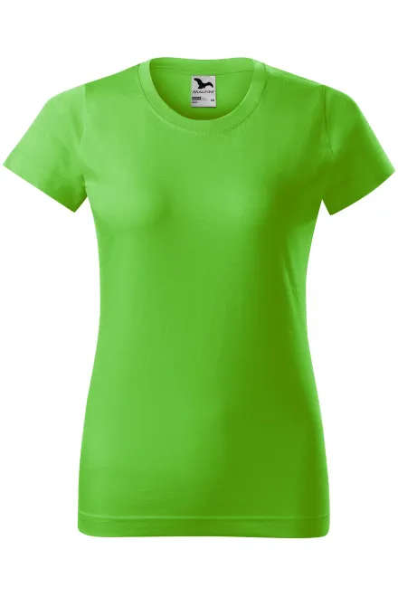 T-shirt simple femme - Pomme verte, XS