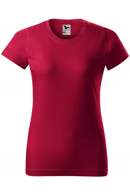 T-shirt simple femme - rouge marlboro, XS