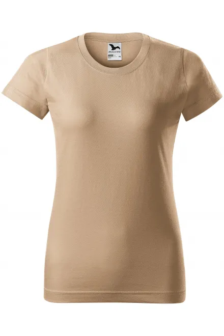 T-shirt simple femme - sablonneux, XS