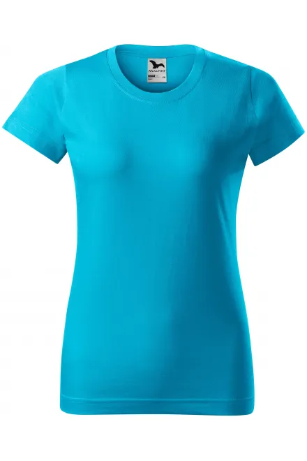 T-shirt simple femme - turquoise, XS