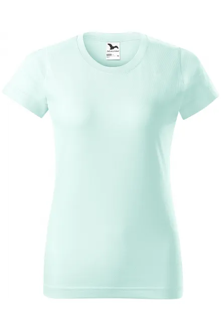 T-shirt simple femme - vert glace, XS