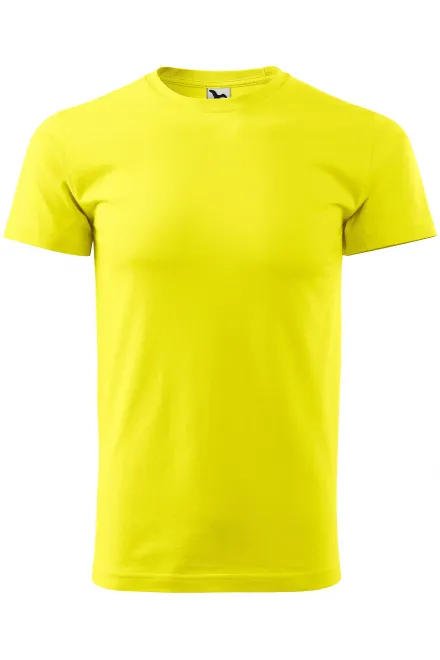 T-shirt simple homme - jaune citron, L
