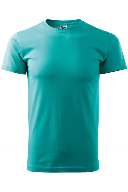 T-shirt simple homme - vert émeraude, L