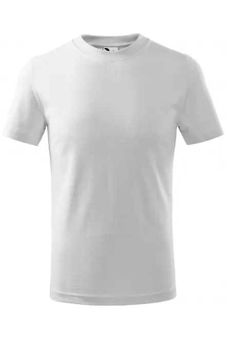 T-shirt simple pour enfants - blanche, 134 cm / 8 ans