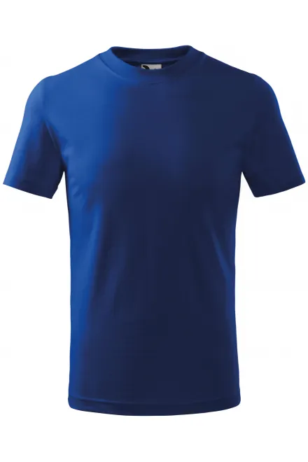 T-shirt simple pour enfants - bleu royal, 134 cm / 8 ans