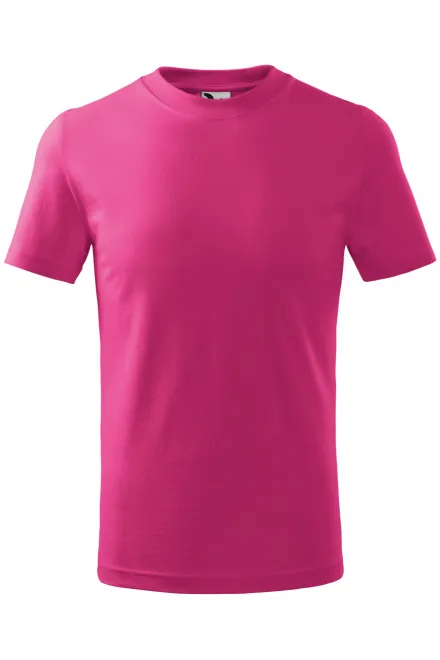 T-shirt simple pour enfants - framboise, 134 cm / 8 ans