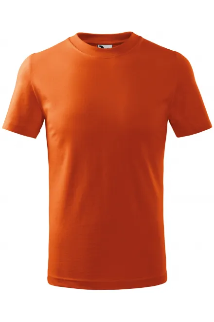 T-shirt simple pour enfants - orange, 134 cm / 8 ans