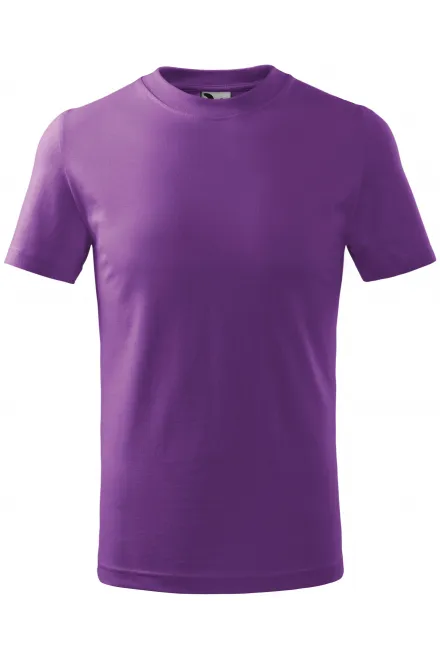 T-shirt simple pour enfants - violet, 134 cm / 8 ans