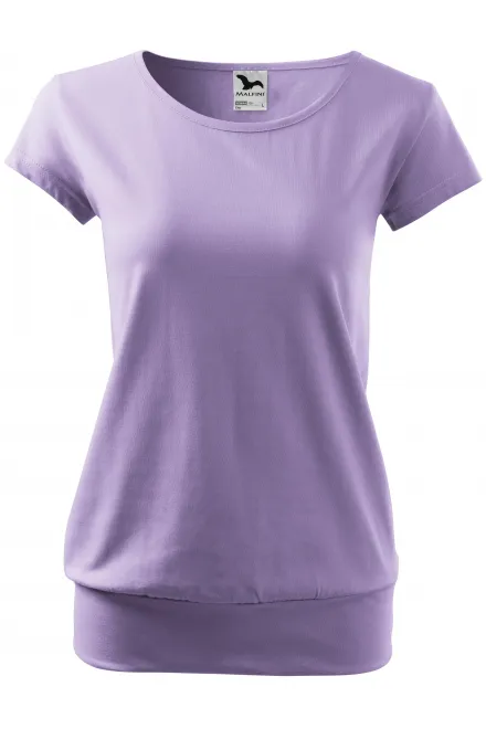 T-shirt tendance pour femme - lavande, XL
