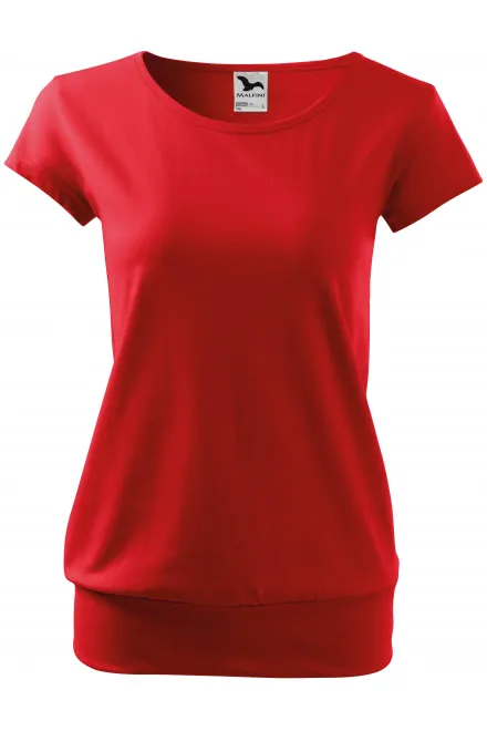 T-shirt tendance pour femme - rouge, XL