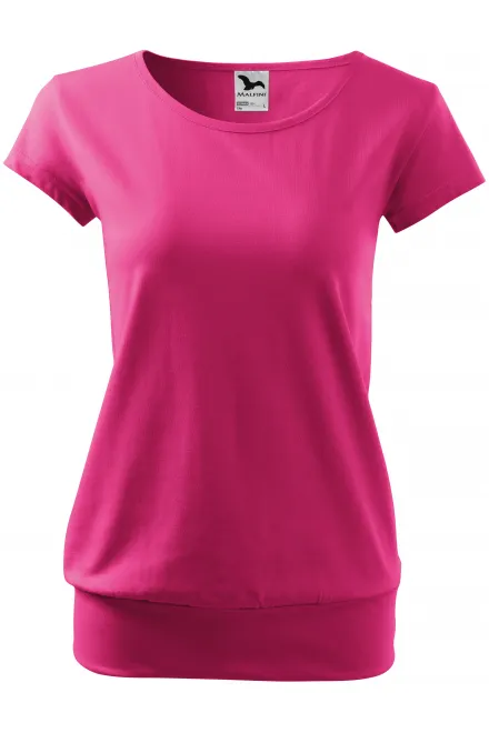T-shirt tendance pour femme - violet, XL