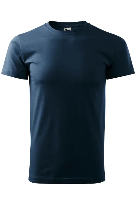 T-shirt unisexe plus épais - bleu foncé, M