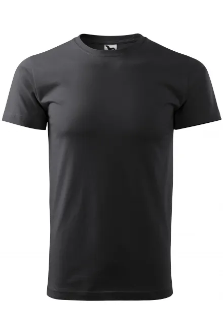 T-shirt unisexe plus épais - gris ébène, M