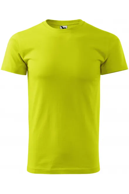 T-shirt unisexe plus épais - vert citron, M