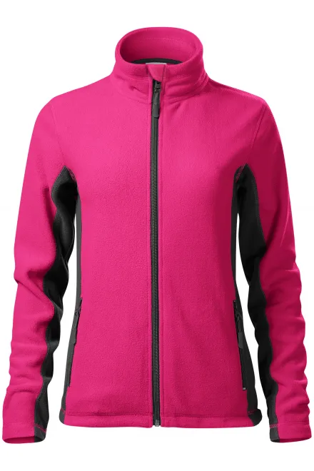 Veste contrastée en molleton pour femme - violet, M