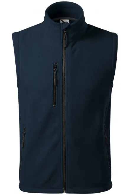 Veste polaire contrastée - bleu foncé, XS