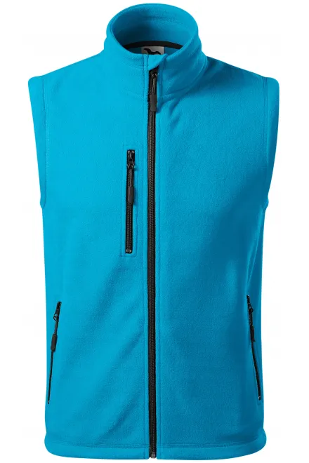 Veste polaire contrastée - turquoise, XS