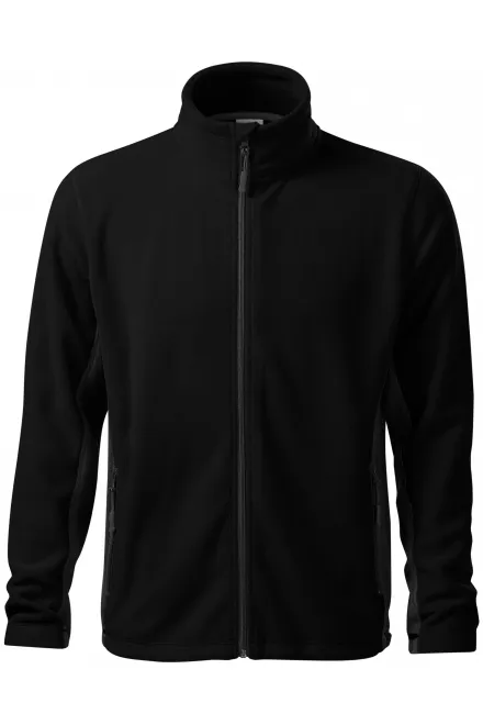 Veste polaire homme contrastée - noir, 4XL