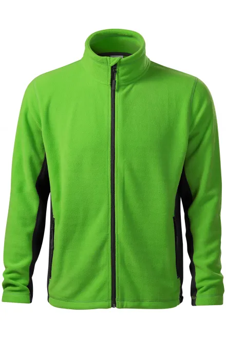 Veste polaire homme contrastée - Pomme verte, 4XL