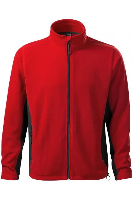 Veste polaire homme contrastée - rouge, 4XL
