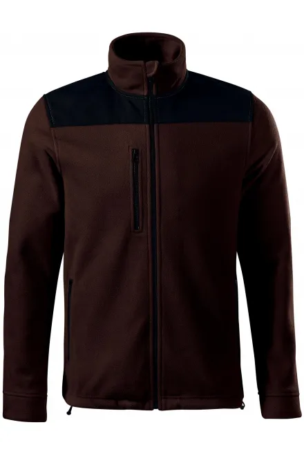 Veste polaire unisexe chaude - café, XL