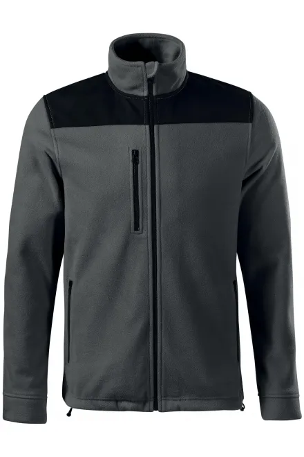 Veste polaire unisexe chaude - gris acier, XL