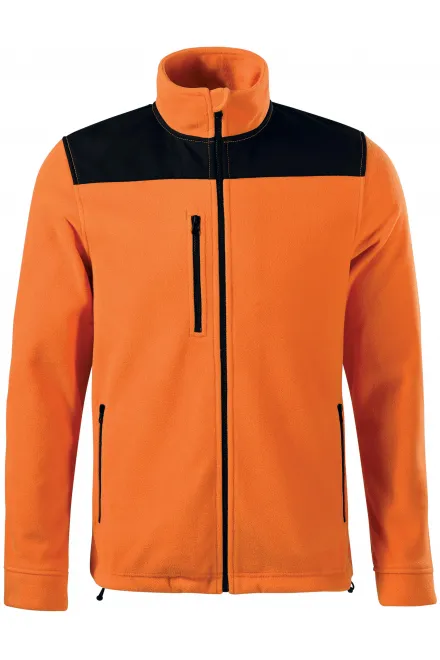 Veste polaire unisexe chaude - orange, XL