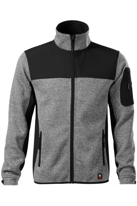 Veste temps libre homme - gris tricot clair, S